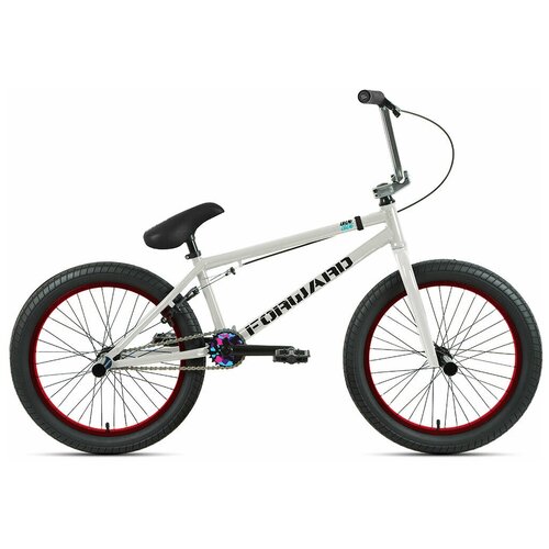 Велосипед BMX rigid FORWARD ZIGZAG 20 20 20,75 серый RBK22FW20091 2022 г. экстремальный велосипед forward zigzag 20 2022 20 серый