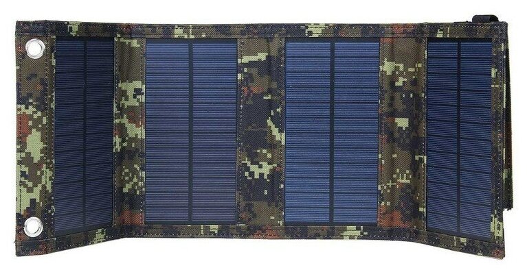 Солнечная панель для зарядки с USB выходом Aspect Solar Charger Panel складная, 4 сегмента, камуфляж