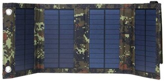 Солнечная панель для зарядки с USB выходом Aspect Solar Charger Panel складная, 4 сегмента, камуфляж