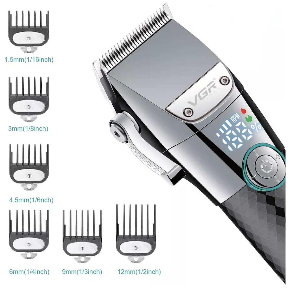 Триммер VGR Voyager V-682 Professional Hair Clipper - фотография № 4