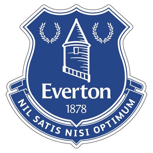 Наклейка Everton FC, 10х10 см