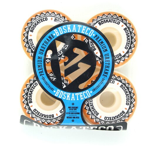 Комплект колес BD Wheel W 1 Saw Orange 101A 52mm для скейтборда