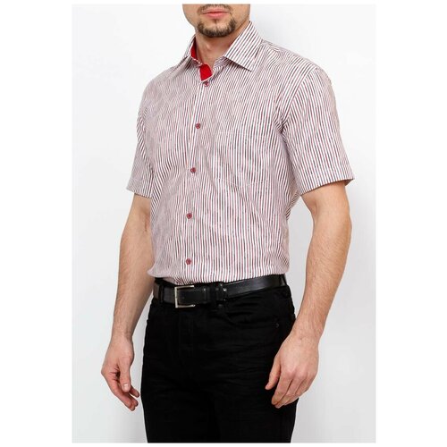 фото Рубашка greg, размер 174-184/38, красный