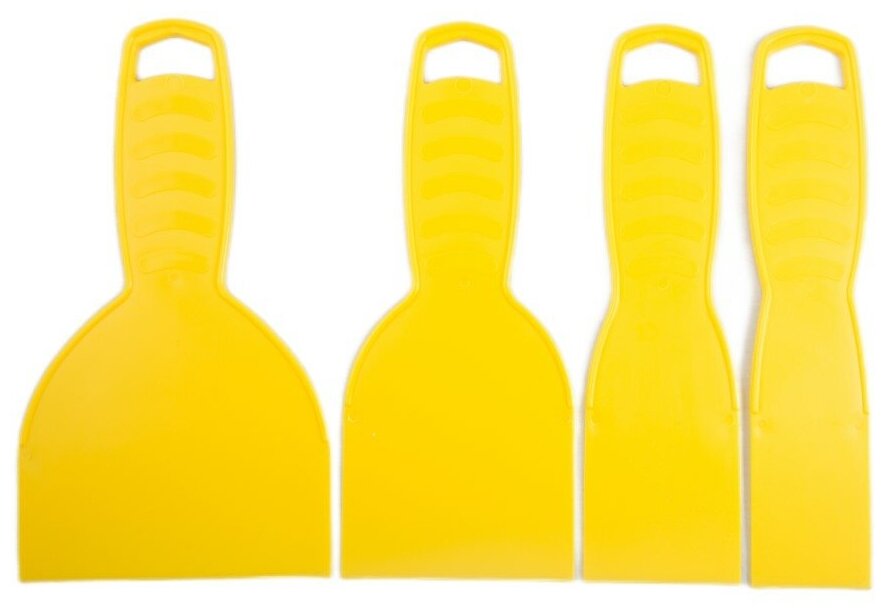 фото Набор шпателей пластиковых STMDecor D1113 4шт (4/5/7,5/10 см)