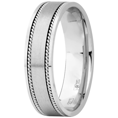 фото Юверос кольцо обручальное из золота 10-502, размер 21