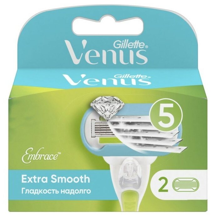 Сменные кассеты Gillette Venus Embrace, 2 шт.