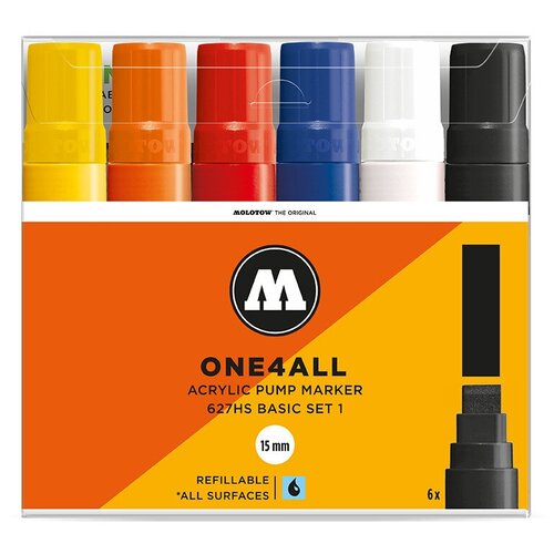 Molotow Набор маркеров One4All 627HS Basic-Set 1