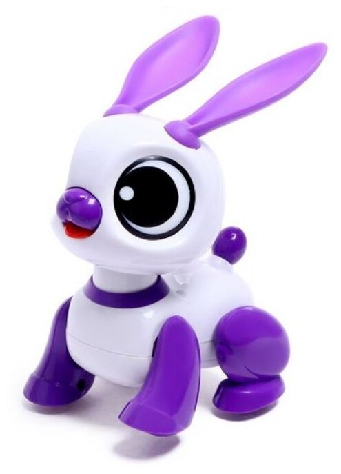 Робот IQ BOT Кролик, 7010682, белый/фиолетовый