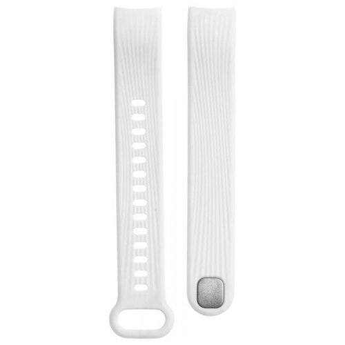 Ремешок силиконовый GSMIN для фитнес браслета Honor Band 3 (Белый)