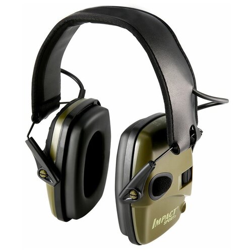 Наушники тактические с активным шумоподавлением Howard Leight Impact Sport Цвет Олива 375000₽