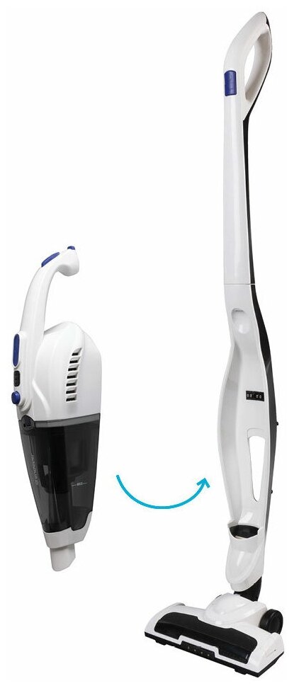 Пылесос вертикальный Endever SkyClean VC-300 (90243) белый-черный — фото 1