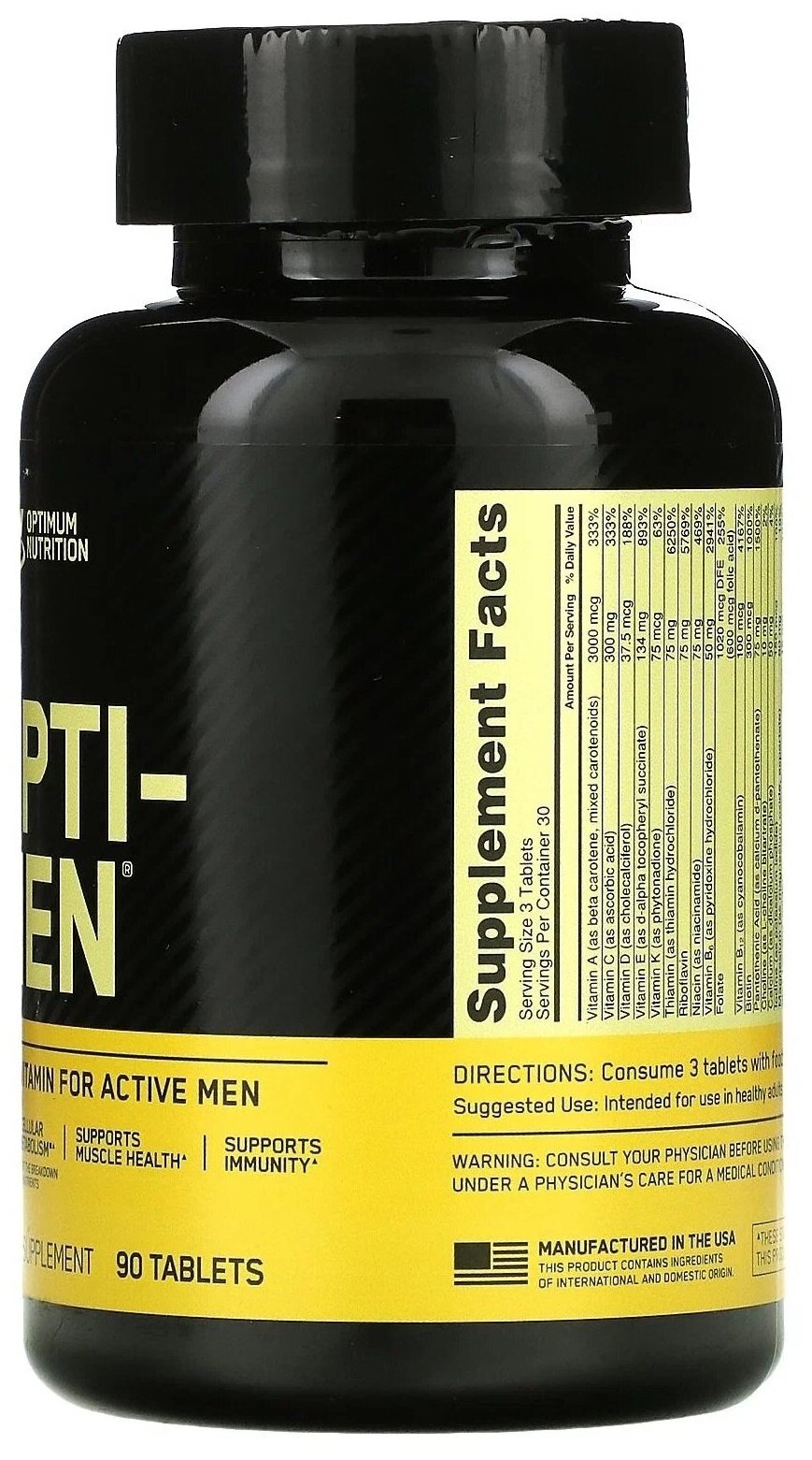 Витаминно-минеральный комплекс OPTIMUM NUTRITION Opti-Men, таблетки, 150шт - фото №7