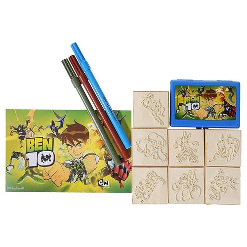 Уилсон Э Набор штампов в портфельчике Бен 10 Набор штампов 1069₽