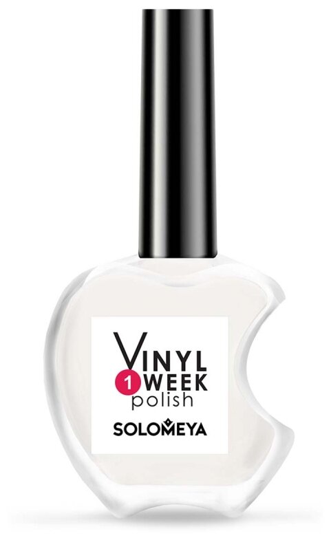 Лак недельный SOLOMEYA One Week Vinyl Polish White №31, 13 мл