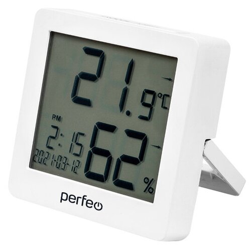 Часы-метеостанция Perfeo Cubo белый PF-S2110AS 55500₽