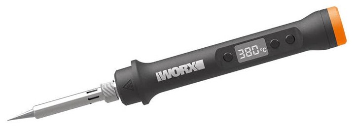 Выжигатель-паяльник аккумуляторный WORX WX744.9, 20В, без АКБ и ЗУ