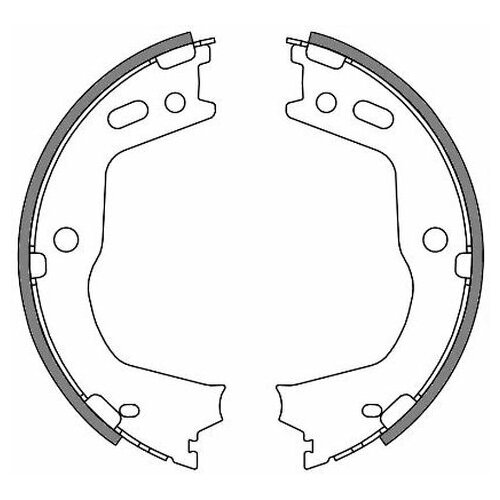 Комплект колодкок стояночного тормоза Roadhouse 466600