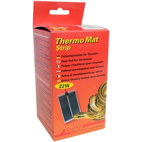 Термоковрик для террариума LUCKY REPTILE Thermo mat Strip 22Вт, 88х15см (Германия) термоковрик для террариума lucky reptile thermo mat strip 30вт 120х15см германия