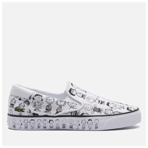 Женские кеды Lacoste x Peanuts Jump Serve Canvas Slip-On белый , Размер 39.5 EU