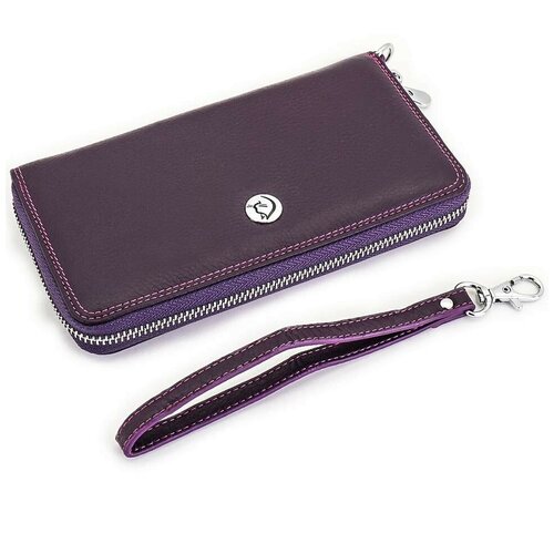 фото Кошелек sv collection св 1001-1009, фактура гладкая, фиолетовый