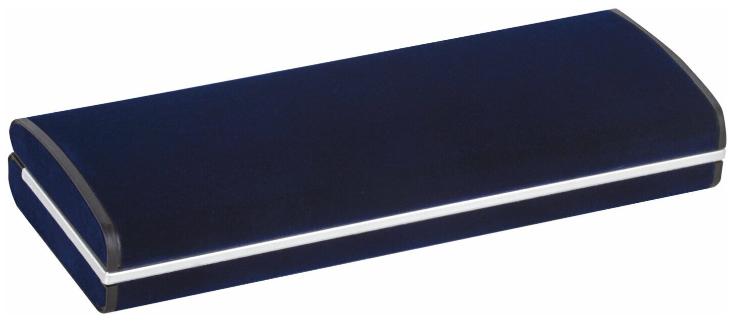 ручка шариковая Brauberg "Cayman Black", корп. черный, серебр. детали, синяя - фото №18