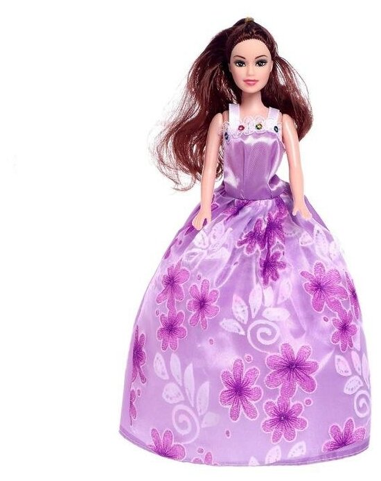 Кукла-модель «Таня» в платье, с аксессуарами, микс