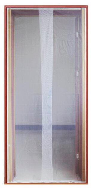 фото Сетка противомоскитная рыжий КОТ 210х100см белая