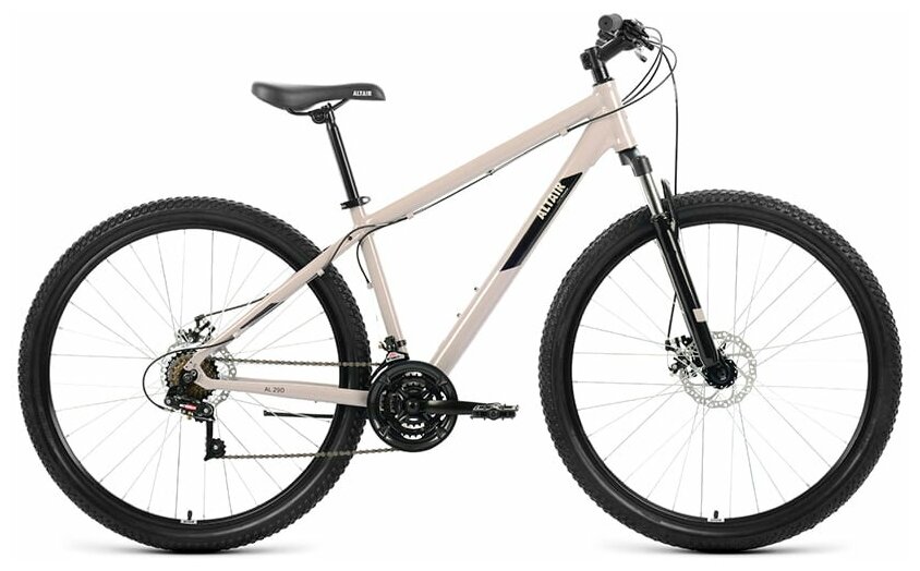 Велосипед горный с колесами 29" Altair AL 29 D 21 скорость серый/черный 2022 год рама 21"