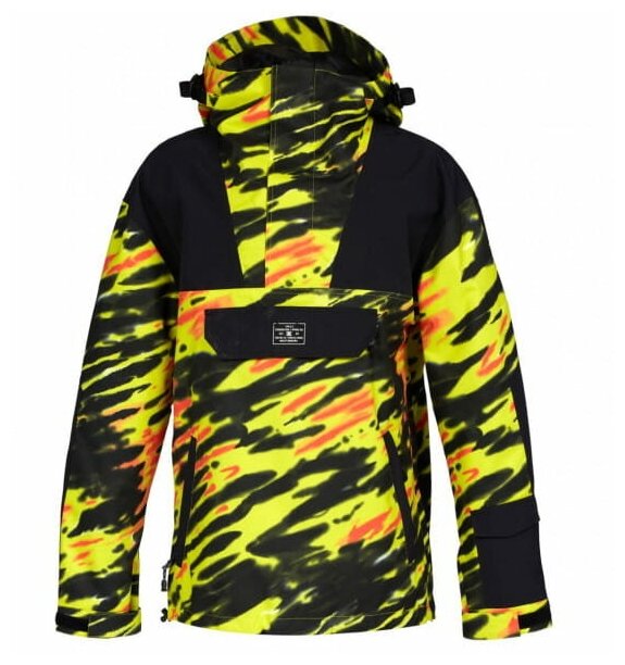 Куртка сноубордическая DC Shoes Dc-43 AnorakSnjt Angled Tie Dye Sulphur Spring (US:M) 