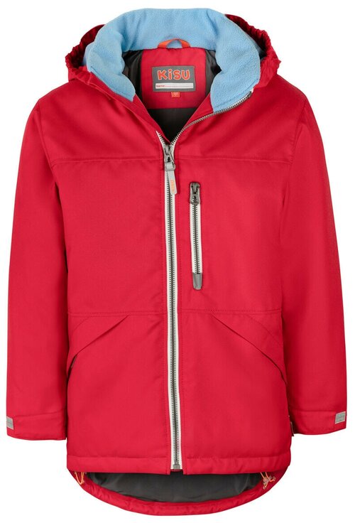 Куртка KISU, размер 140, красный