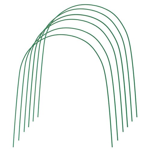 Дуги для парника, металл в кембрике 3 м, d = 10 мм, набор 6 шт.