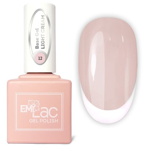 E.Mi базовое покрытие Base Gel, №12, 15 мл gel look базовое покрытие base color blue 15 мл