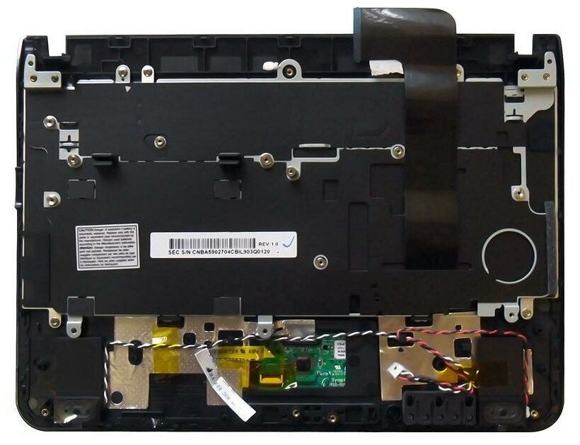 Клавиатура для ноутбука Samsumg BA75-02443C топ-панель черная