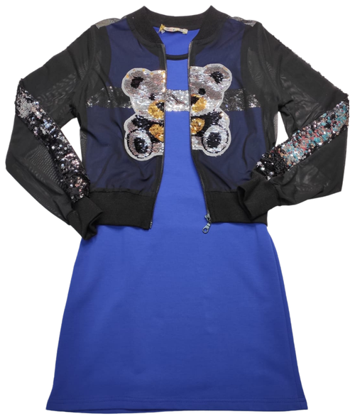 Комплект одежды KAS KIDS, размер 152, синий