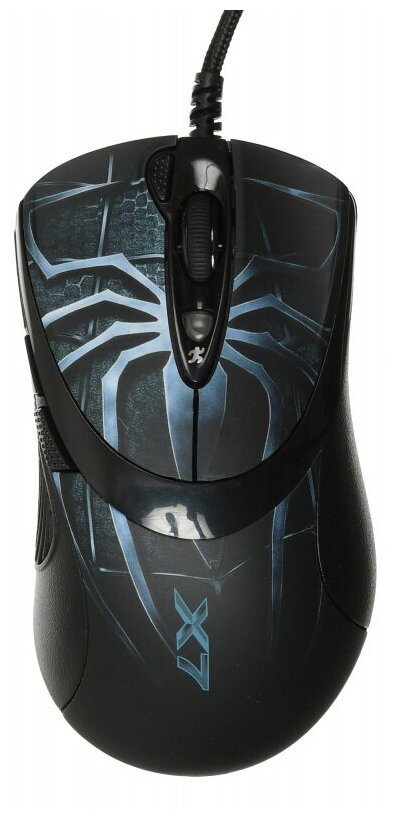 Мышь A4Tech Oscar Editor XL-747H рисунокголубой лазерная 3600dpi USB 6but