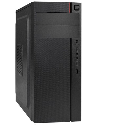 Корпус EXEGATE AA-440, без БП, черный (EX290172RUS) корпус atx exegate aa 440 без бп чёрный