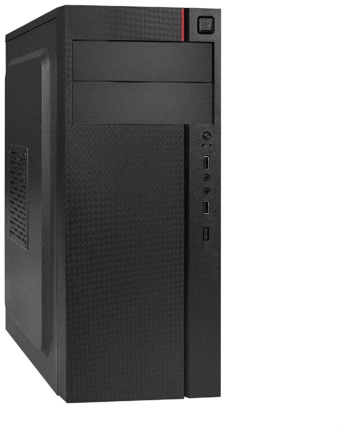 Корпус Miditower EXEGATE AA-440 ATX, без БП, черный EX290172RUS