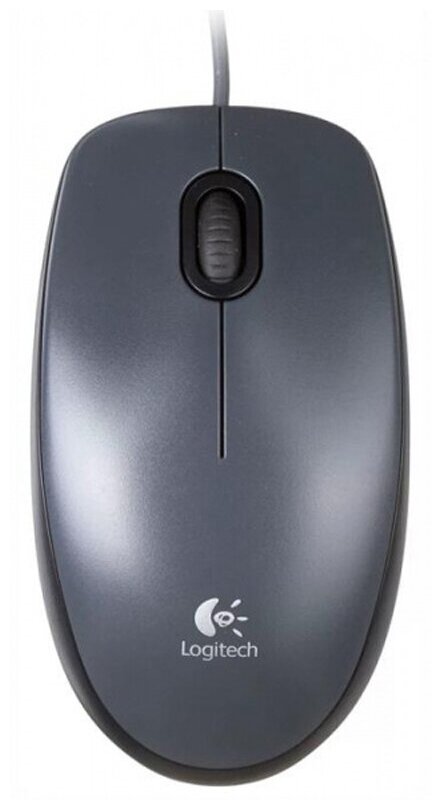Мышь проводная Logitech M100 USB