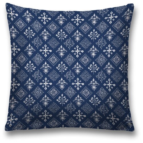 белый, синий