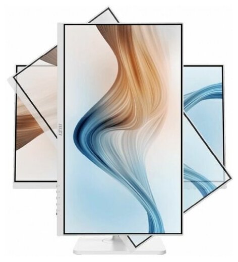 Монитор MSI 238 Modern MD241PW 75Hz 1920x1080 IPS 5ms 250cdm Tilt Swivel Has Pivot HDMI USB Type-C White