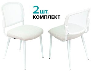 Комплект стульев <b>для</b> <b>кухни</b> Бюрократ KF-8W <span>материал каркаса: металл, обивка: текстиль, высота: 84.50 см</span>
