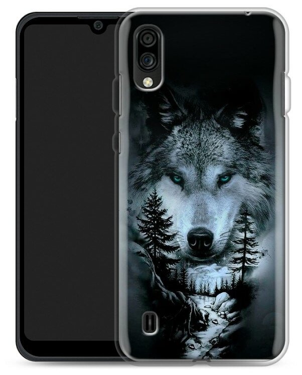 Дизайнерский силиконовый чехол для ЗТЕ Блейд А5 2020 / ZTE Blade A5 (2020) Лесной волк