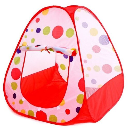 Детская игровая палатка «Кружки» 80 × 80 × 96 см игровая палатка наша игрушка зайчик 80 80 96 см