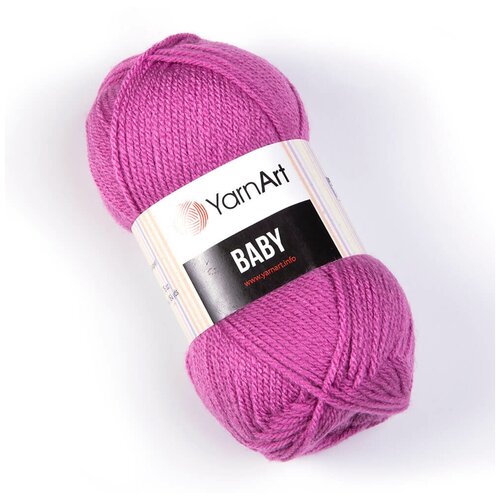 Пряжа YarnArt Baby | Пряжа Yarnart Baby - 560 т. сиреневый | 5шт упаковка | Акрил: 100%