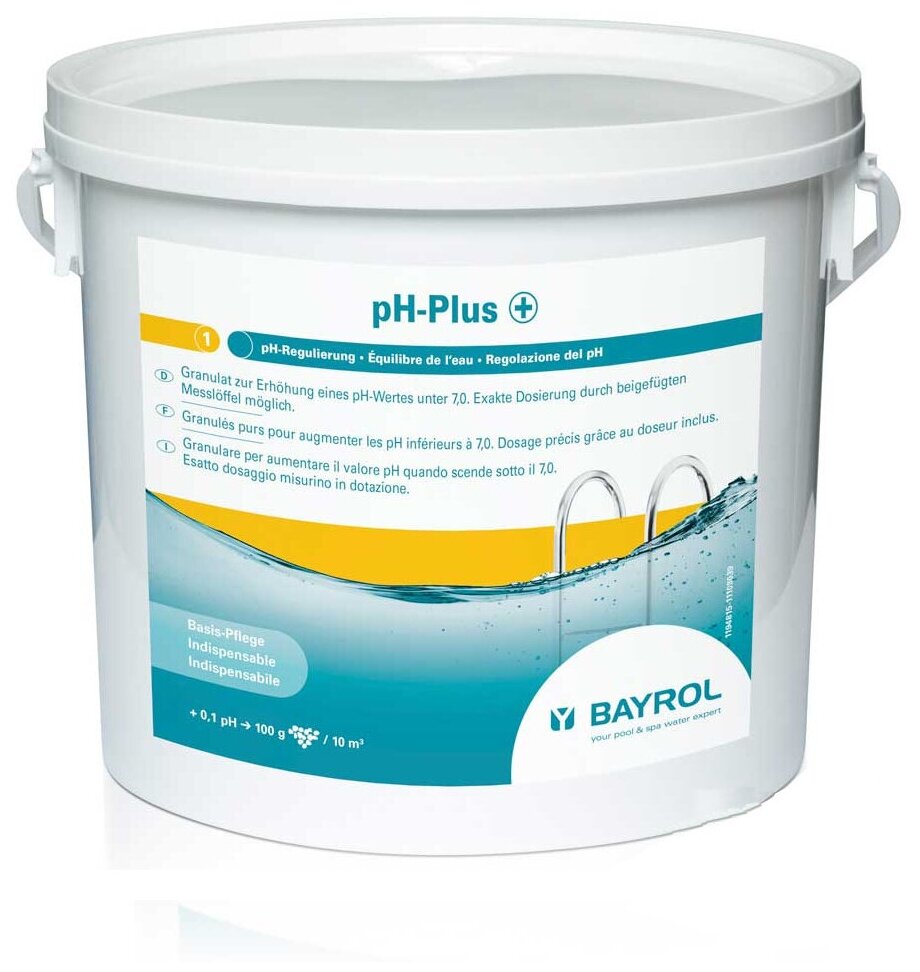 Порошок pH-Plus Bayrol (5 кг): Средство для повышения уровня pH воды бассейна. - фотография № 2