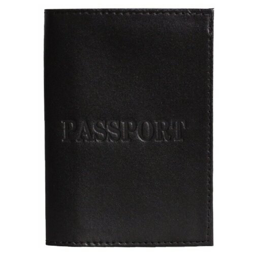 фото Обложка на паспорт черн/глад/мат 00-00005797 шарпей