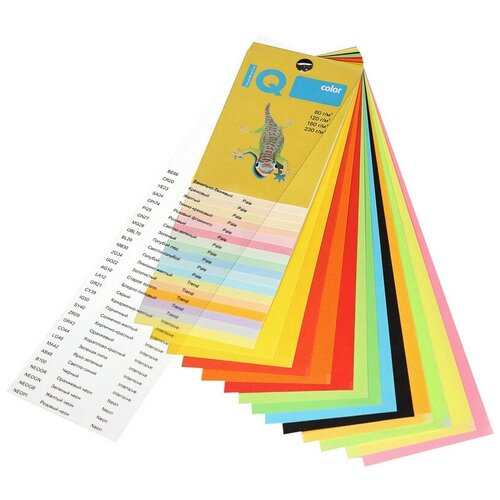 Бумага "IQ Color intensive", А4, 80 г/м2, 500 листов, ярко-жёлтый
