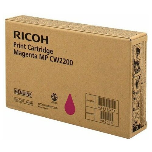 Картридж Ricoh MP CW2200 Magenta (841637) ricoh картридж оригинальный ricoh mp cw2200 m 841637 mp cw2200 m пурпурный 461 стр 100 мл