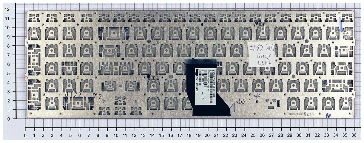 Клавиатура для ноутбука Sony Vaio Vaio VPC-CB черная без рамки