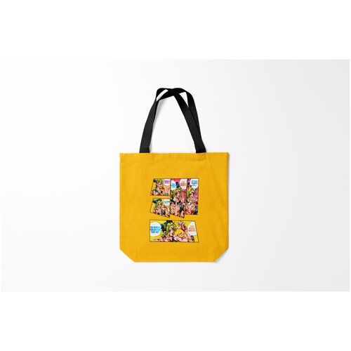 фото Сумка-шоппер / 40х40 см / аниме / jojo bizarre adventure приключения джоджо burnettie